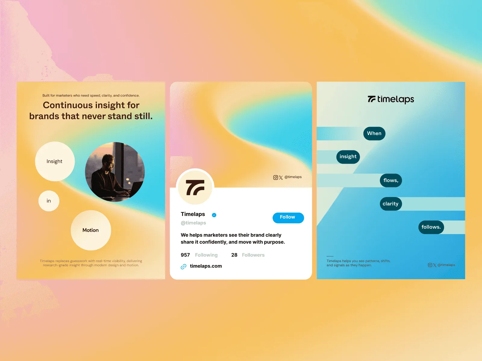 Timelaps — brand system detail