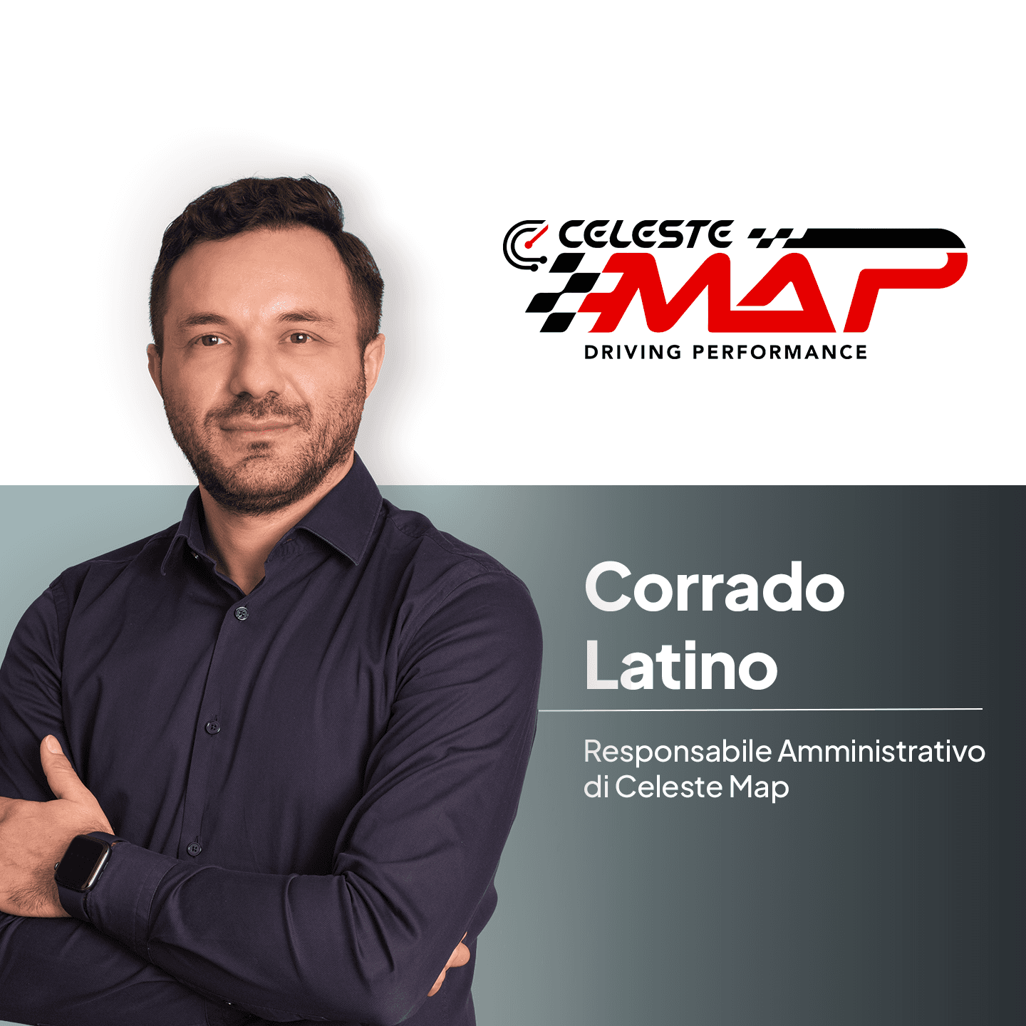 Corrado Latino, Responsabile Amministrativo di Celeste Map