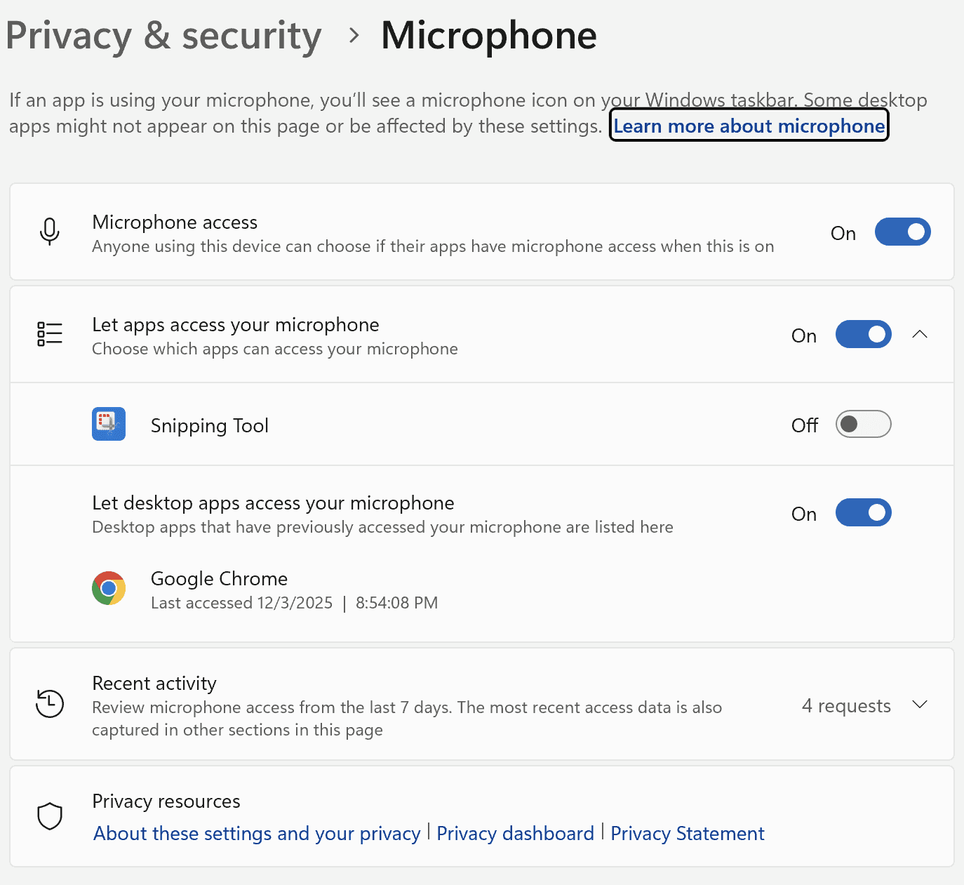 Windows Settings — screenshot 3