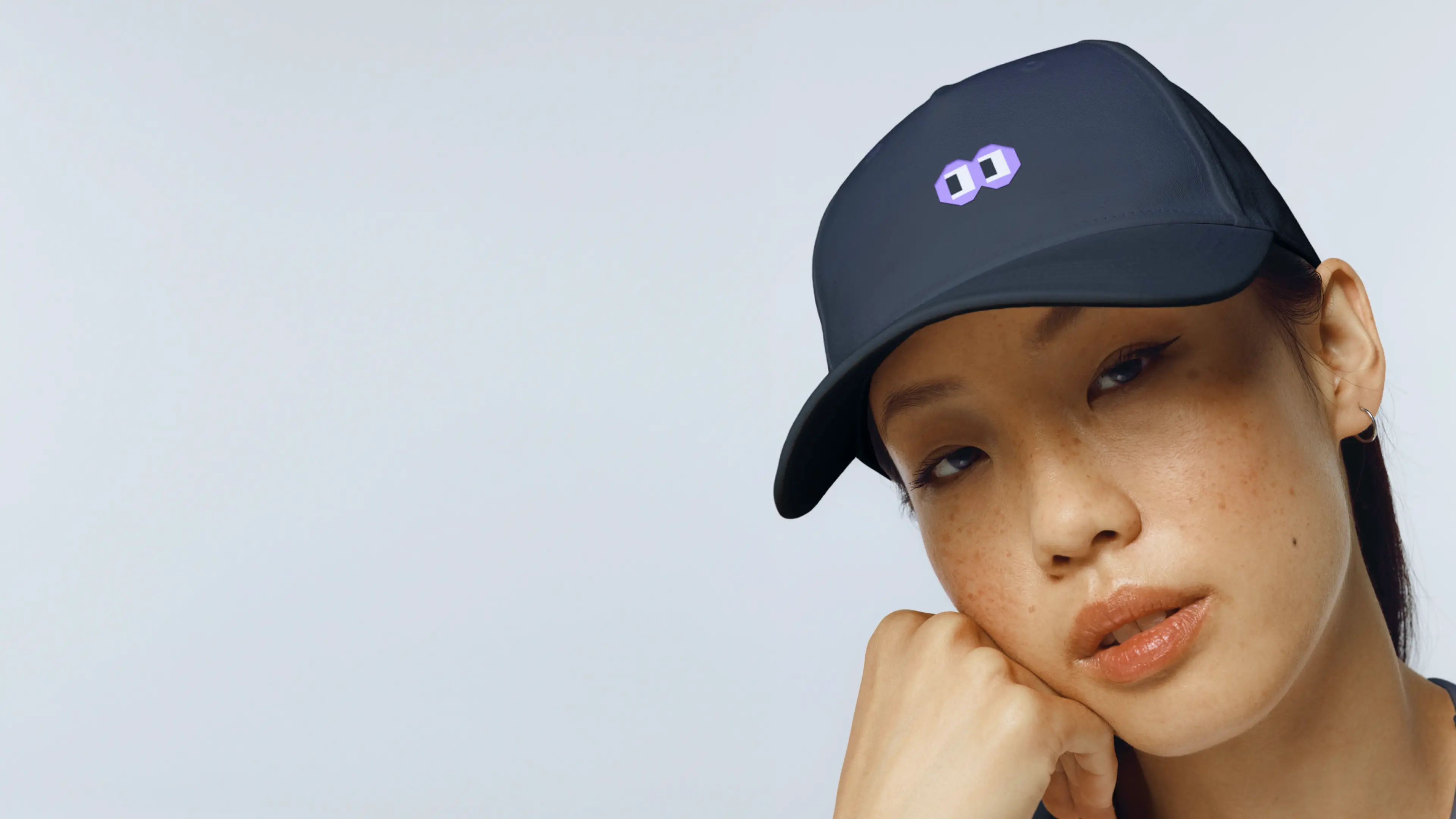 A girl with cap