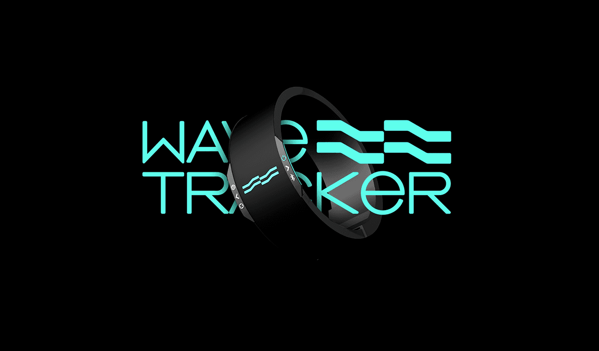 Visuel principal du projet Wave Tracker, concept artistique et identité visuelle liée à l’univers marin.