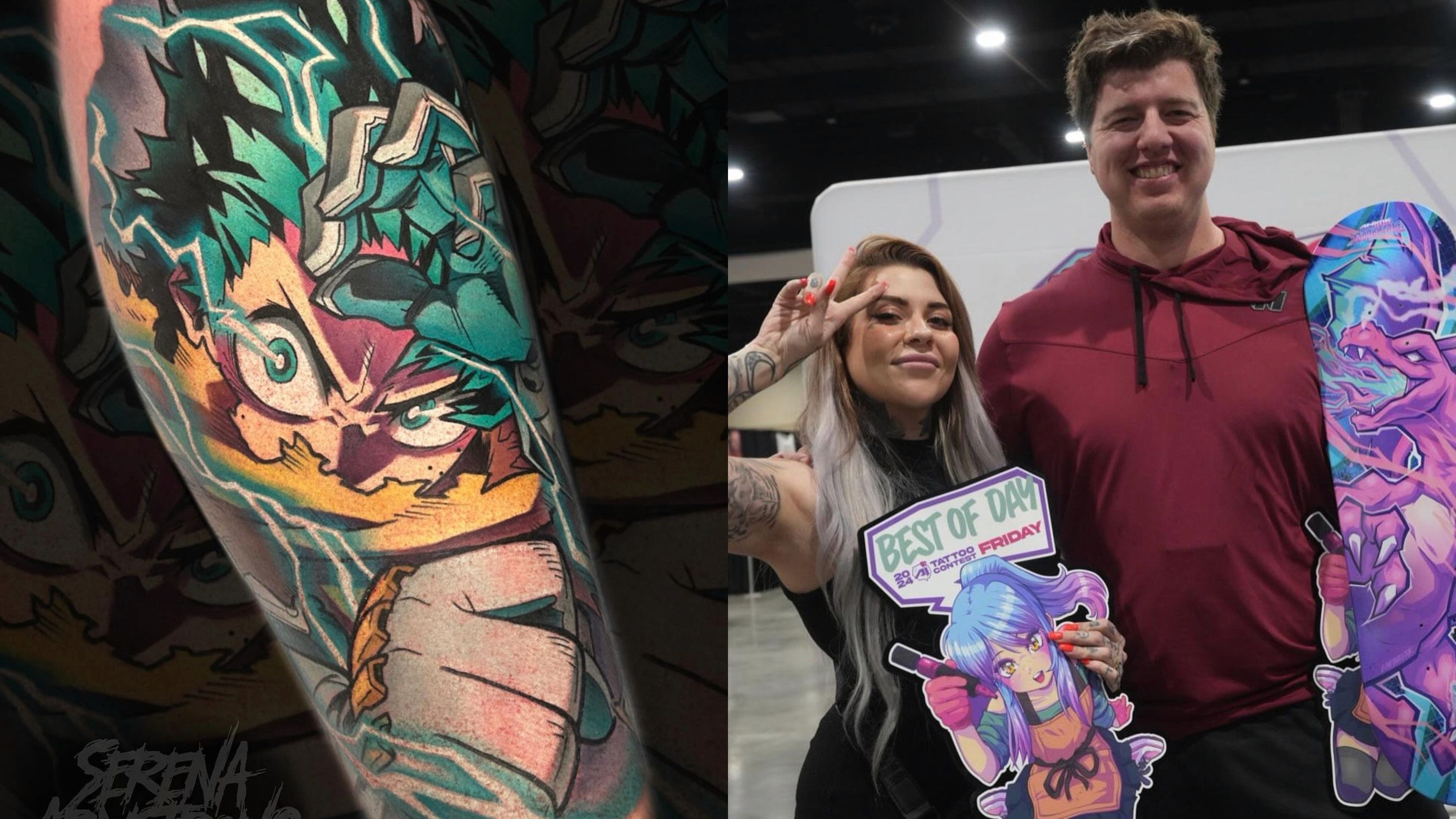 my hero academia deku tattoo