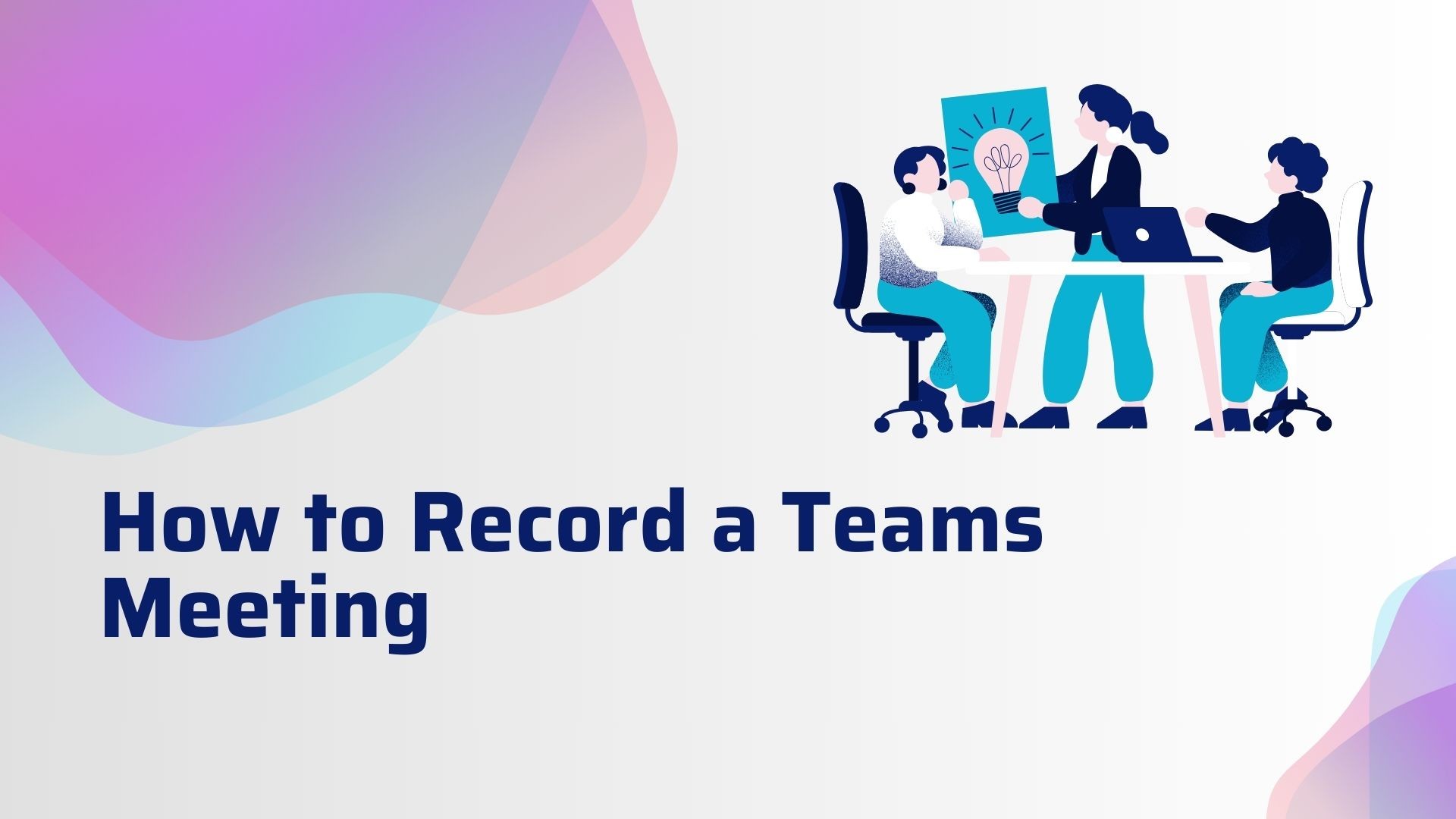 how to record a teams meeting