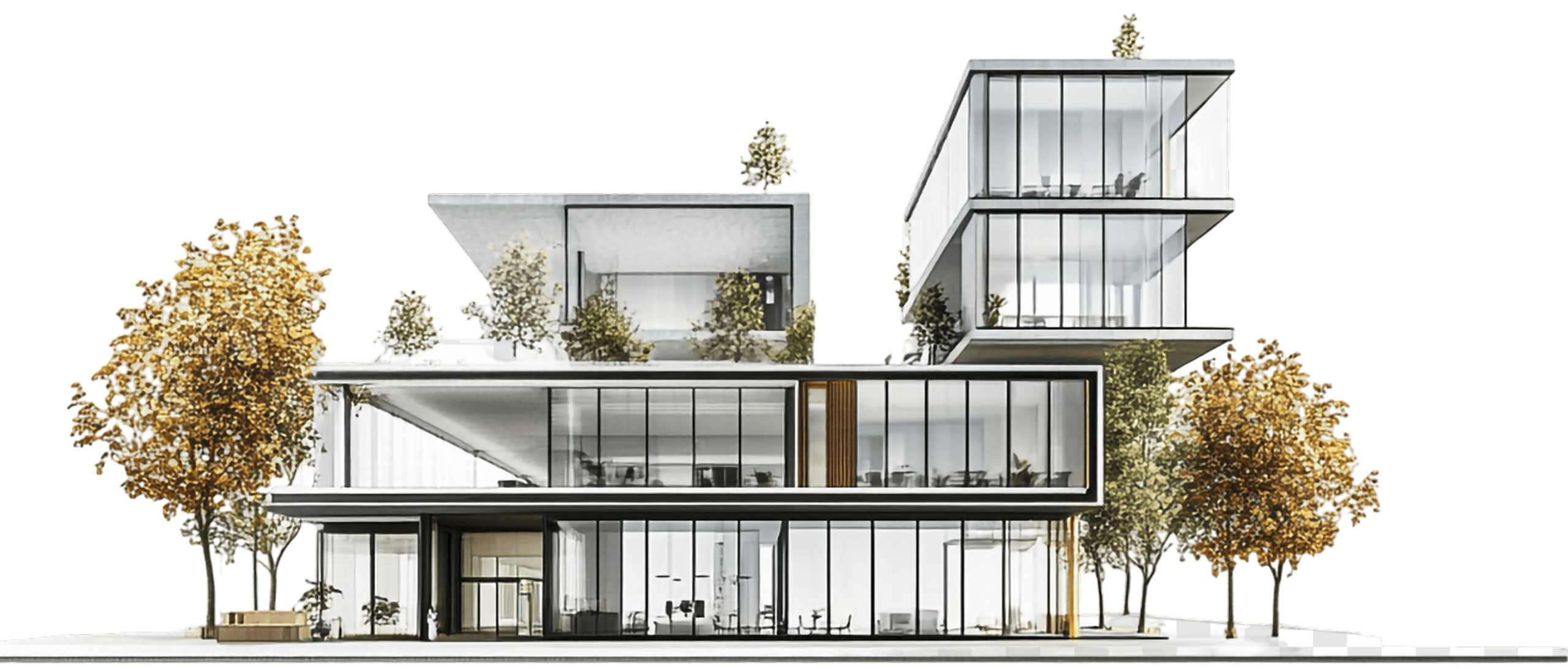 An illustration of an architecture sketch