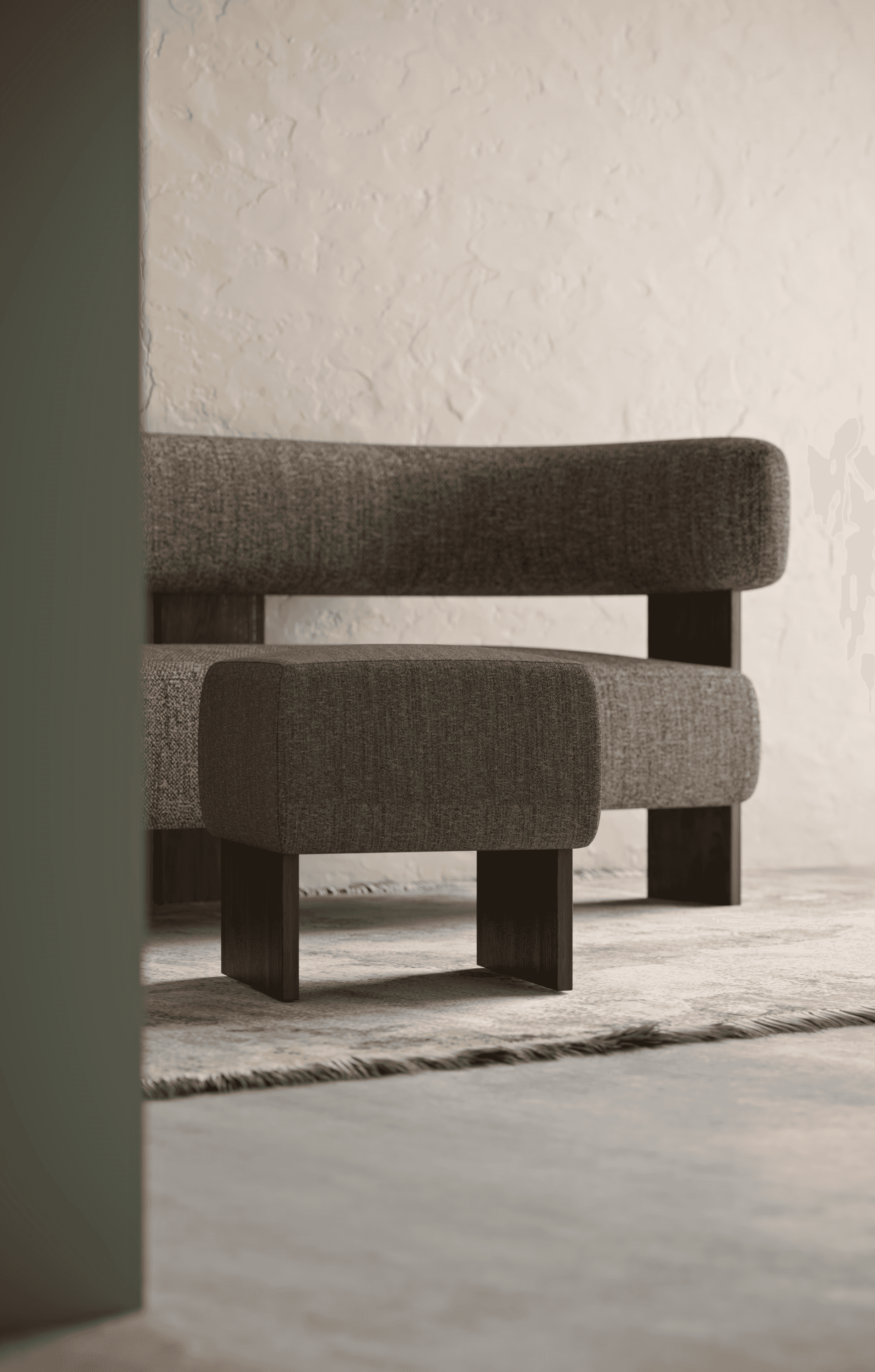 A scene of an oakwood fruit bowl on the table