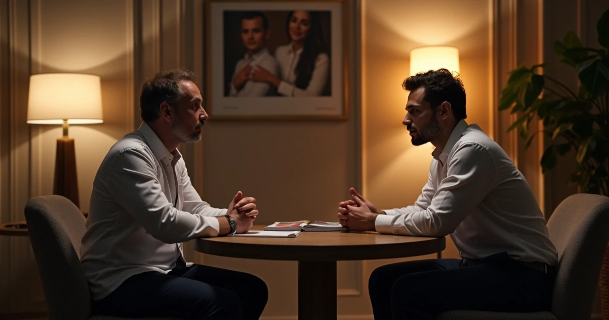 Consulta privada com sexólogo e paciente masculino 