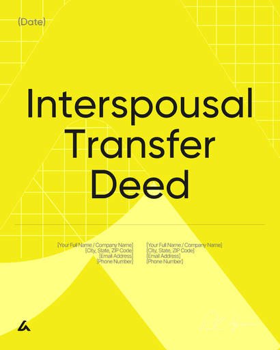 Interspousal Transfer Deed