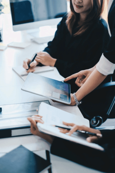 Secure digital bookkeeping systems used by professional accountants for small business finances