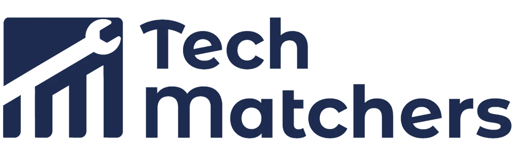Tech Matchers logo – platform waar opdrachtgevers en technische ZZP’ers elkaar direct vinden voor onderhoud, storingen en projecten in de industrie.