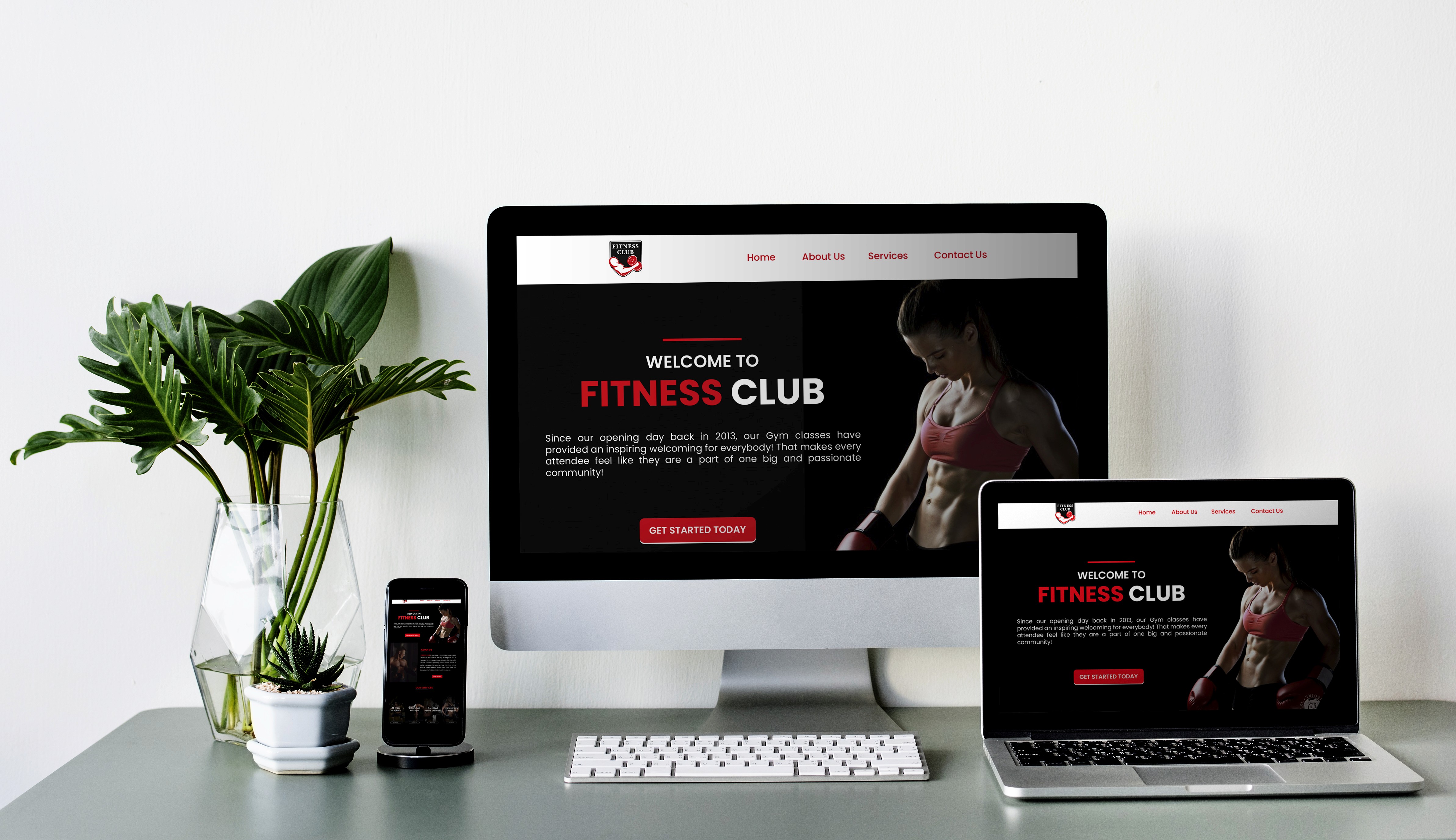 Fitness Club Mockup raghavendrra