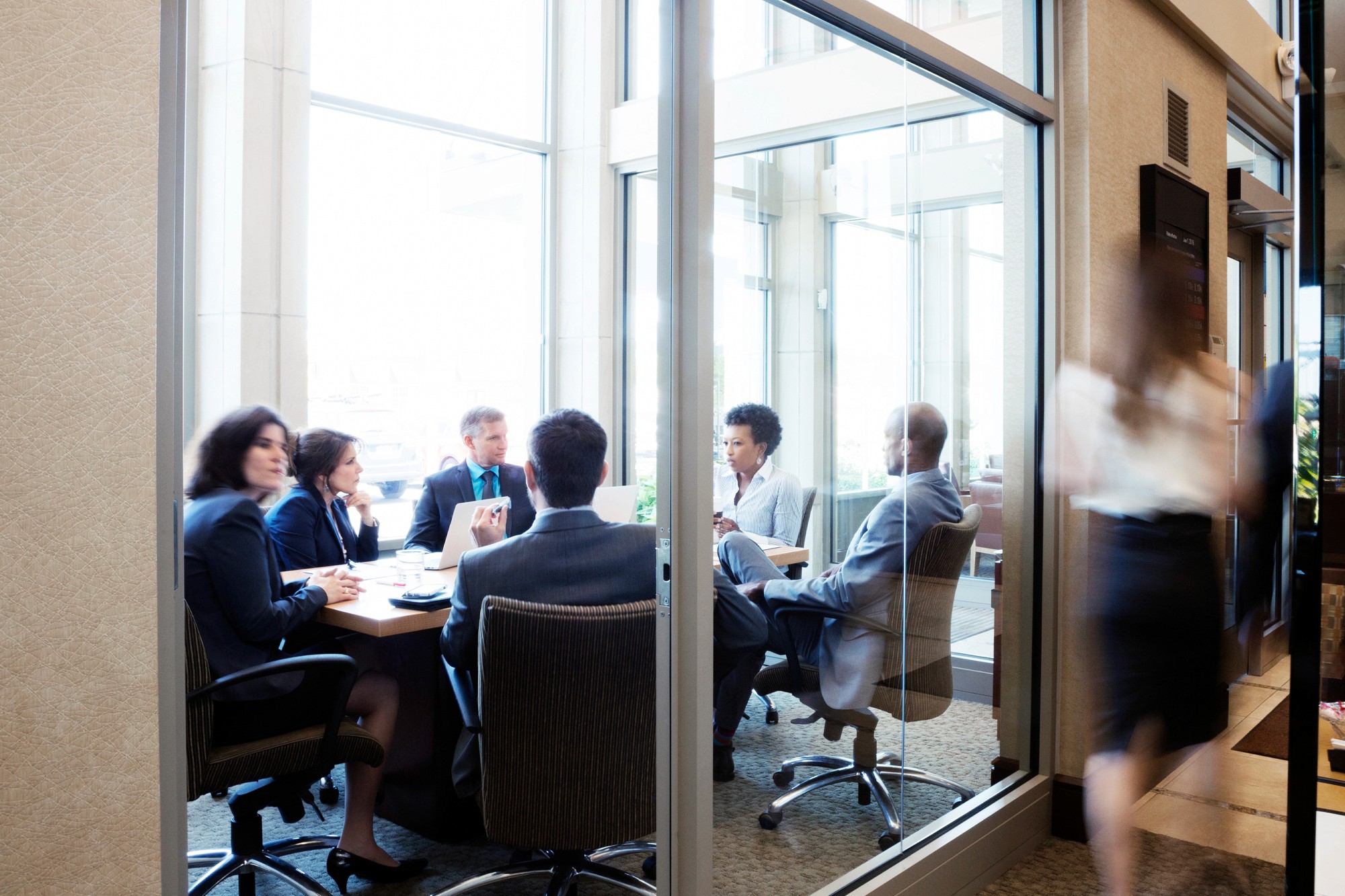 Group of people in a confrence room