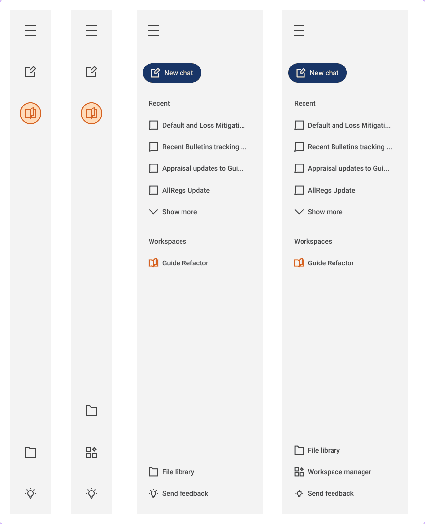 side menu components