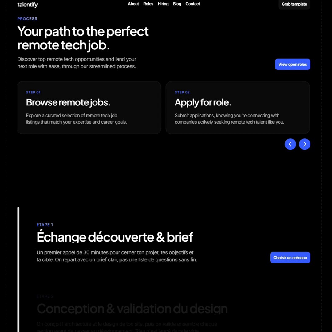 Progress bar animée lors du scroll