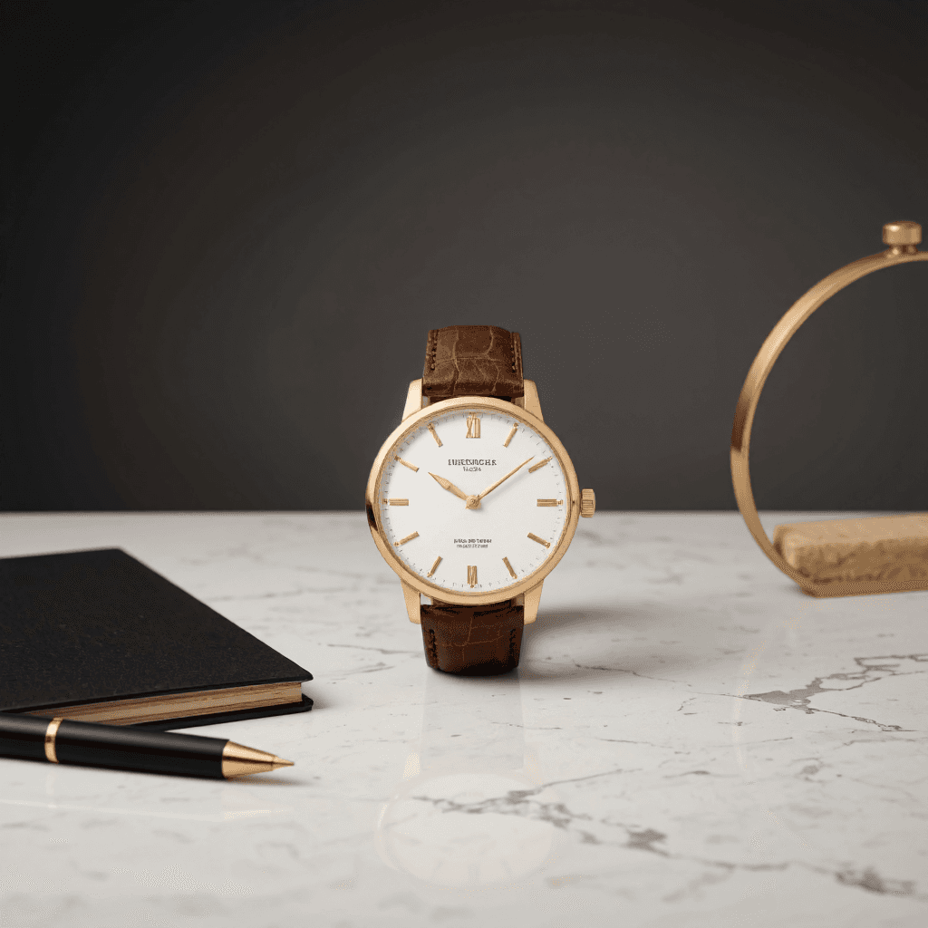 product photography of luxury watch