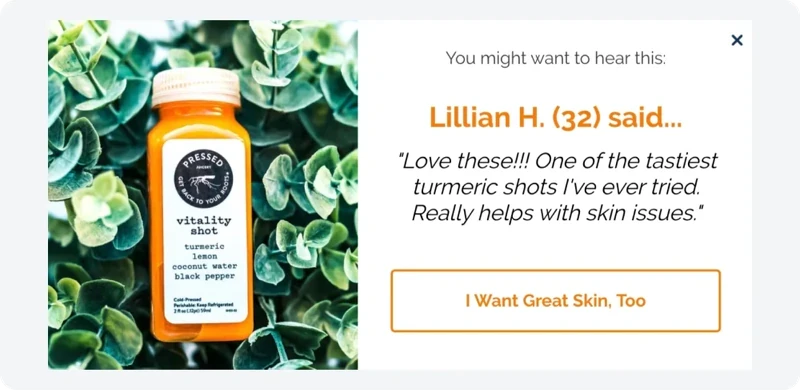 Social-Proof-Popup-Example