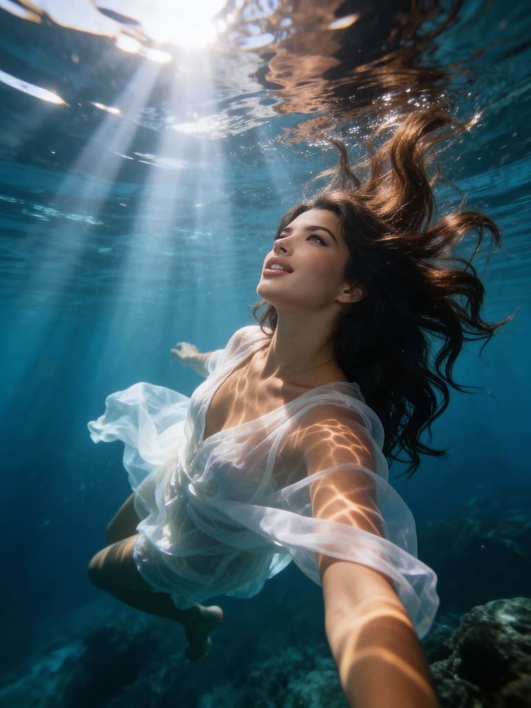 Underwater dream cinematic video made with Kling o1