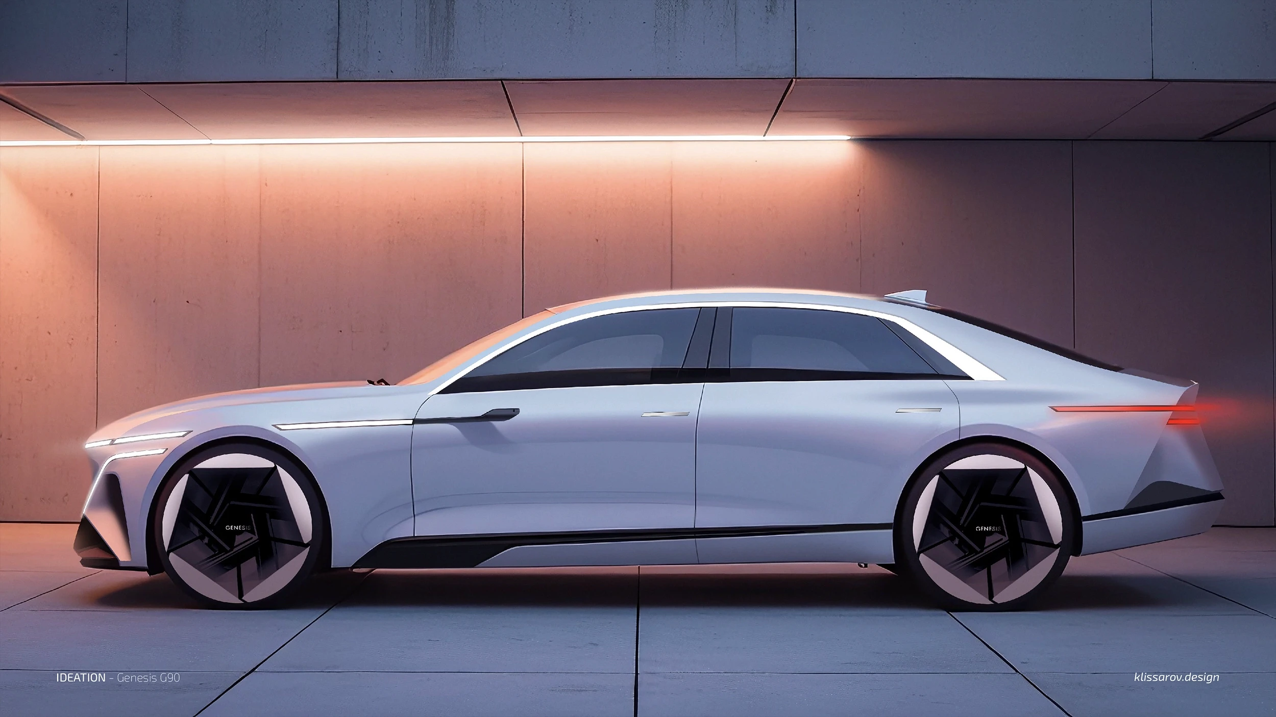 Genesis G90 side render