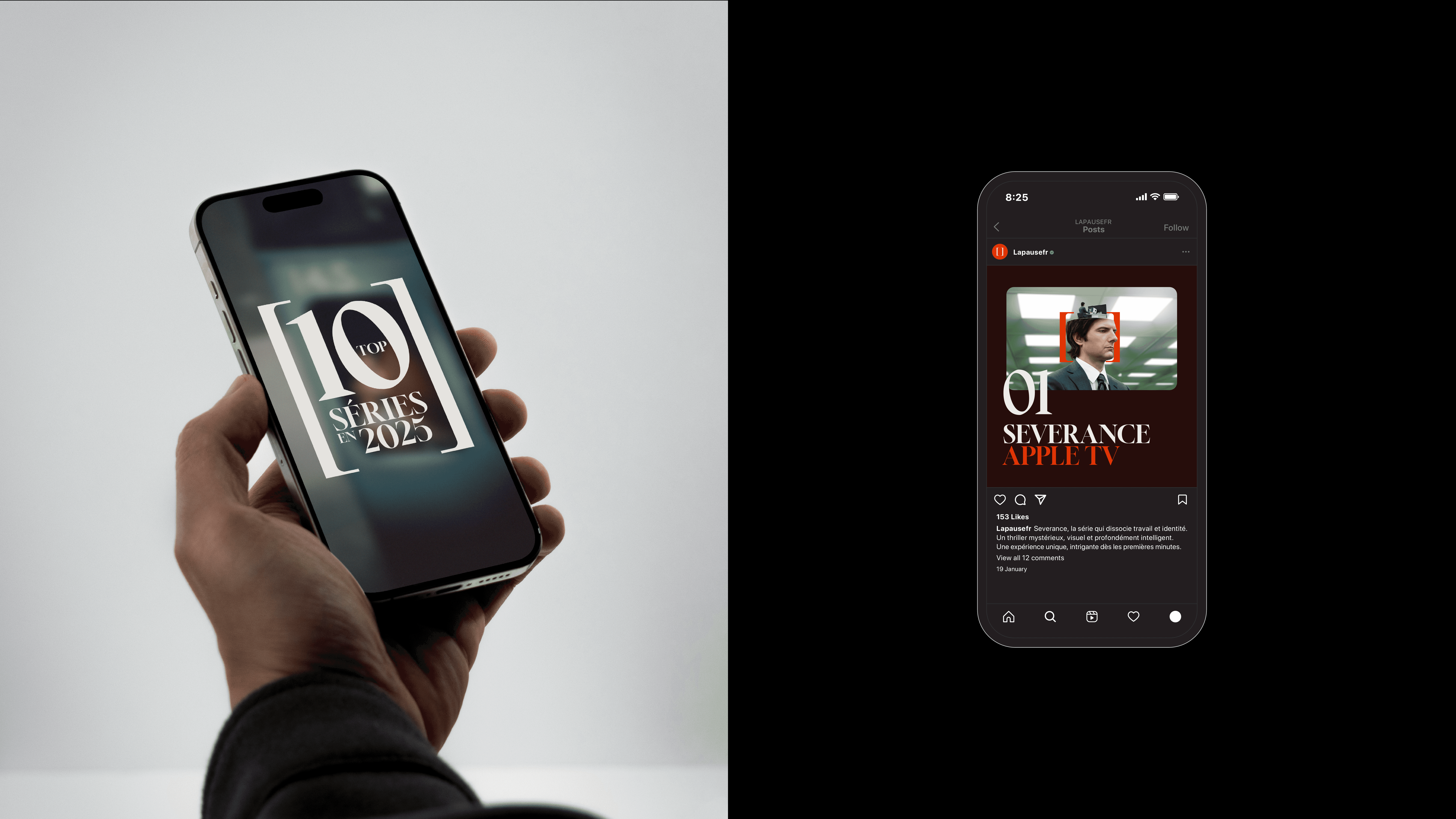 La pause Instagram Post