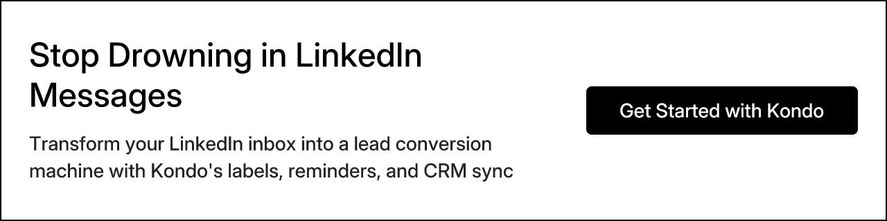 Stop Drowning in LinkedIn Messages