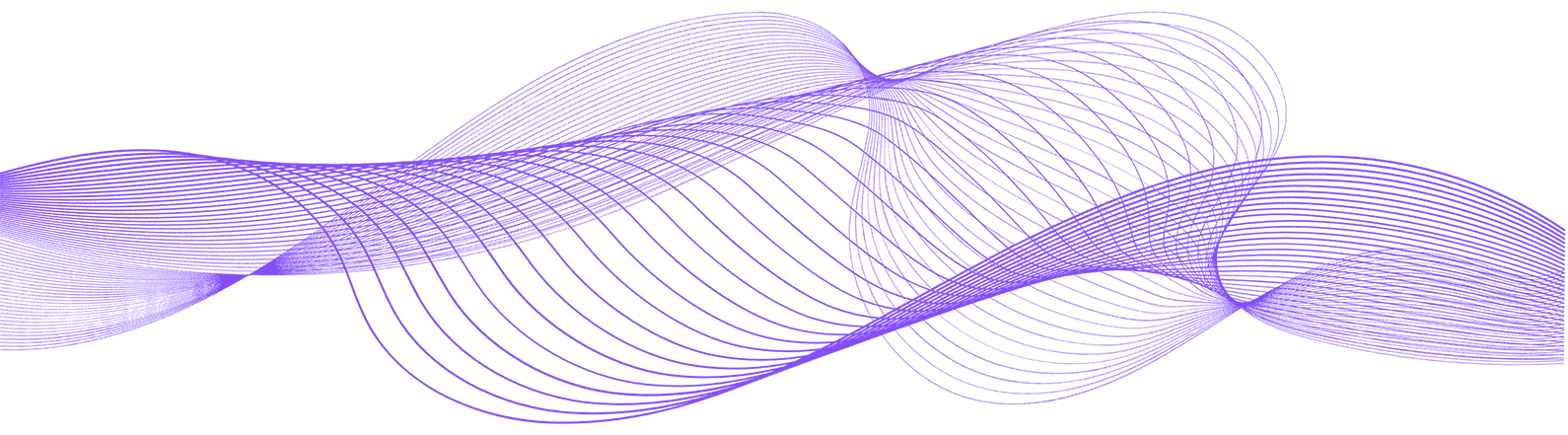 Purple wave design element