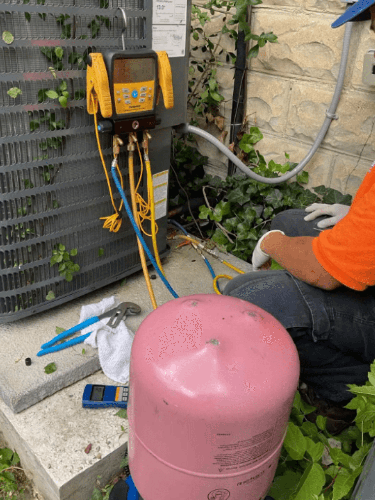 air conditioning not blowing cold air