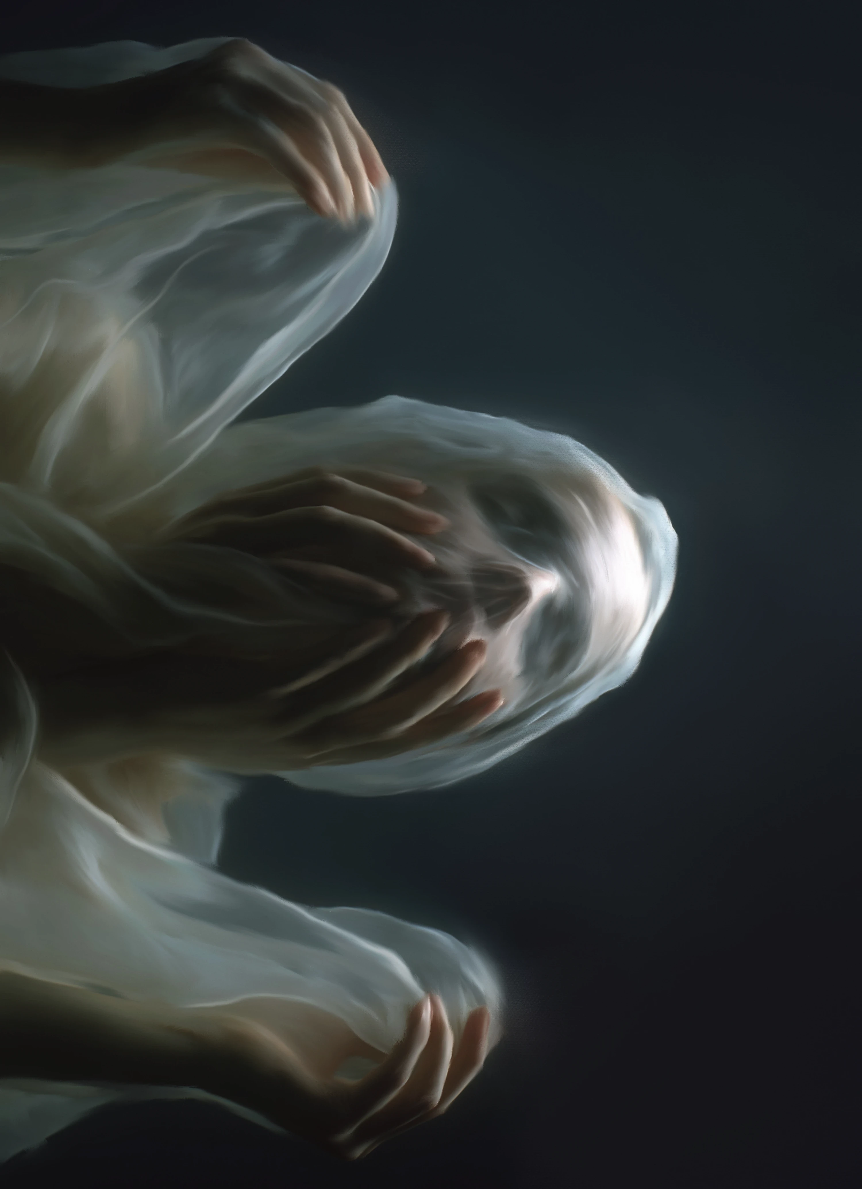 Girl on light