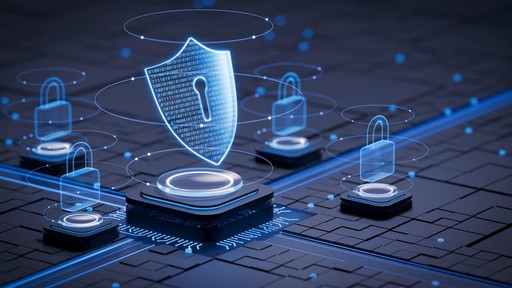 Digital security shield protecting business data and compliance, nDataStor managed IT services