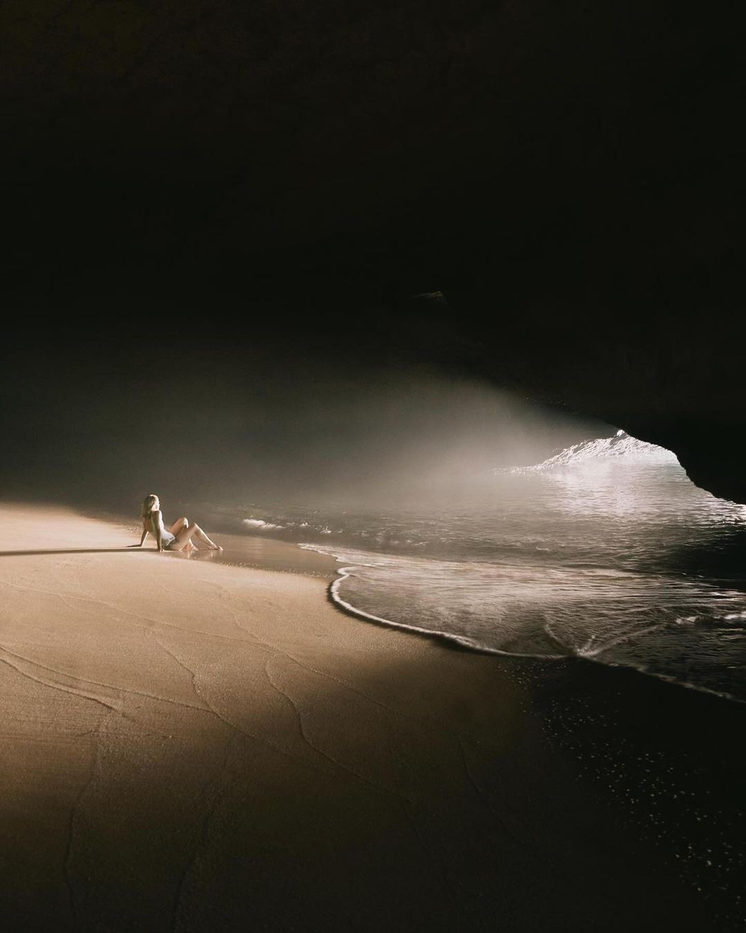 A green butterfly rests on a flower.