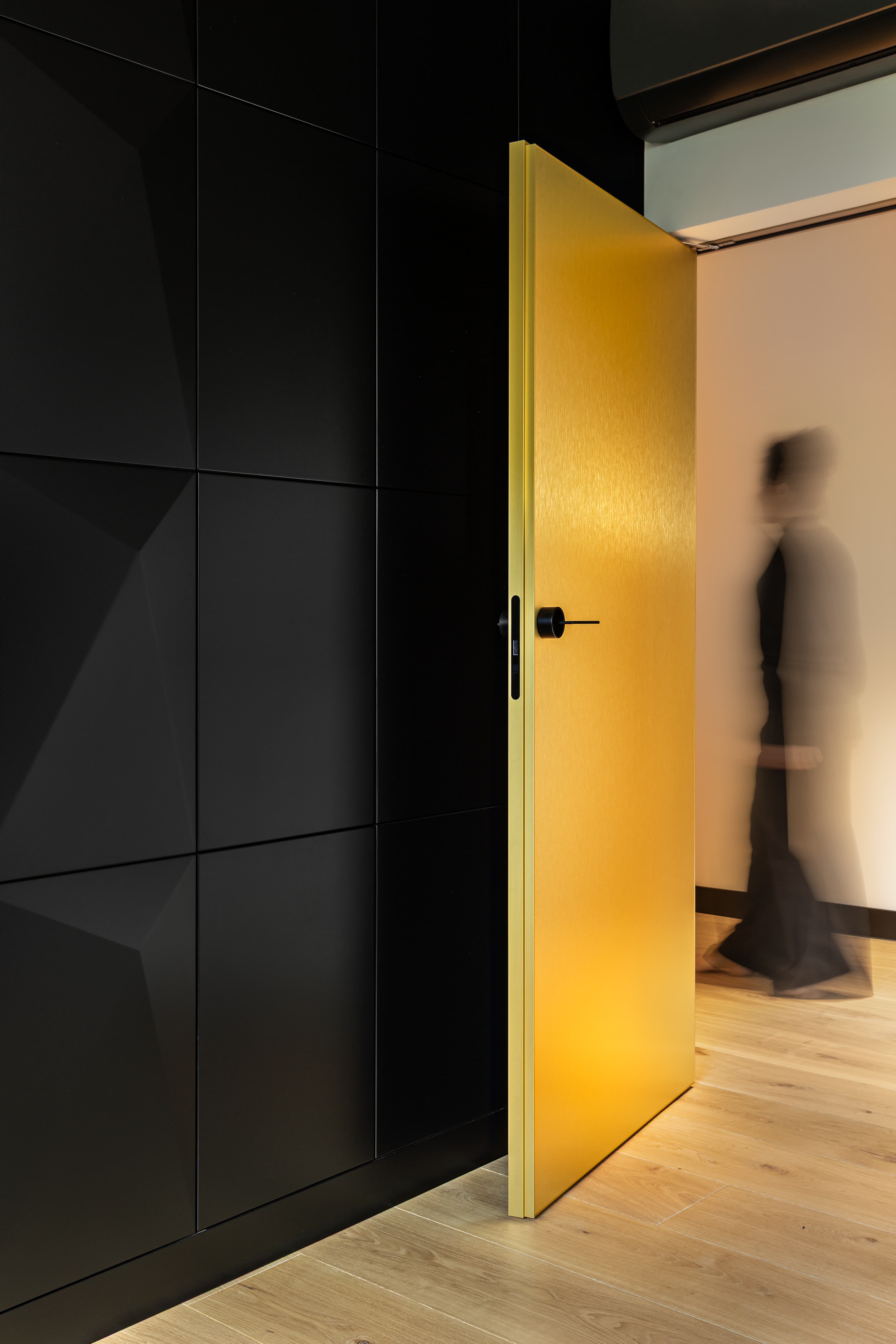 3D black cabinet fronts