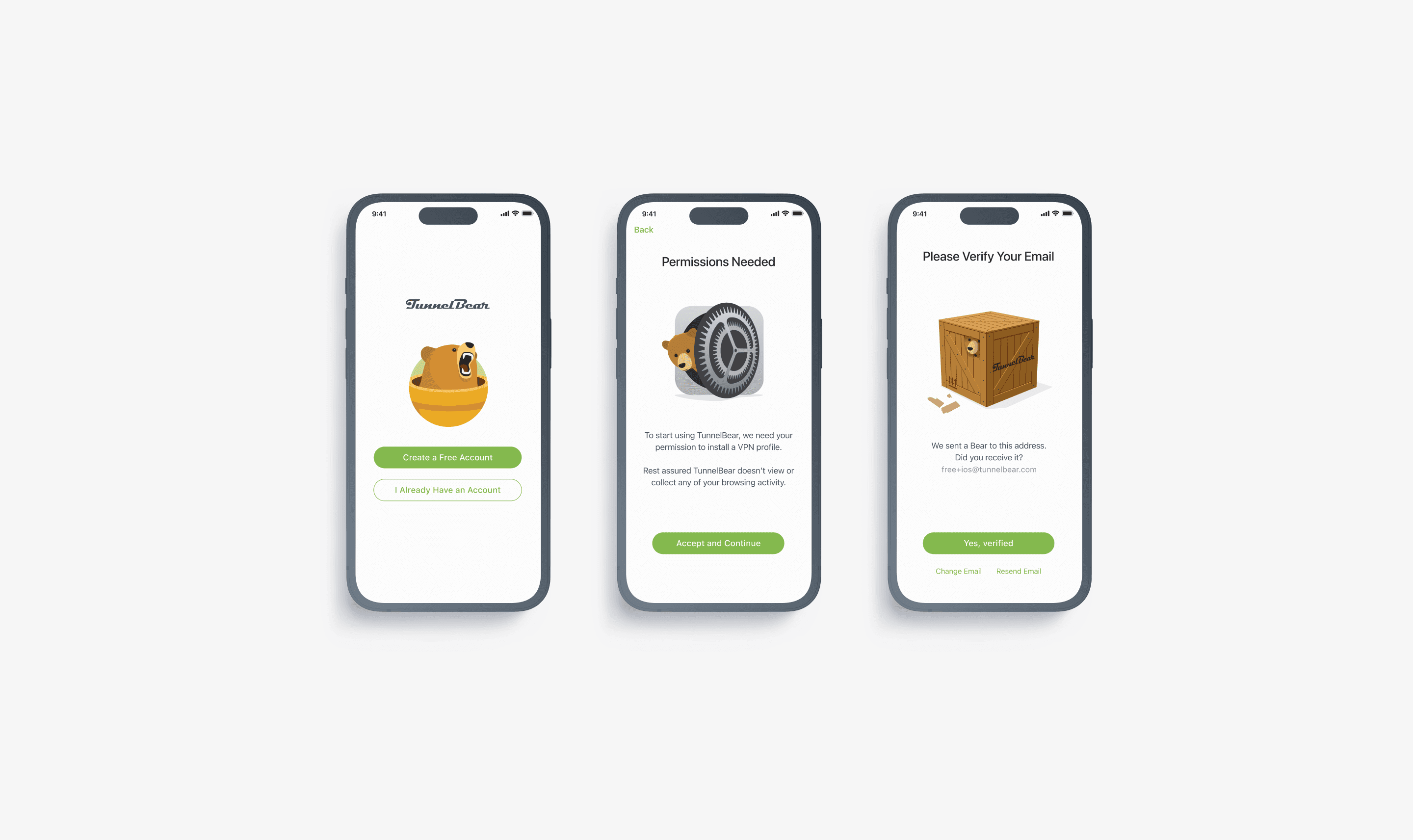 Animation of a bear typing on a help page