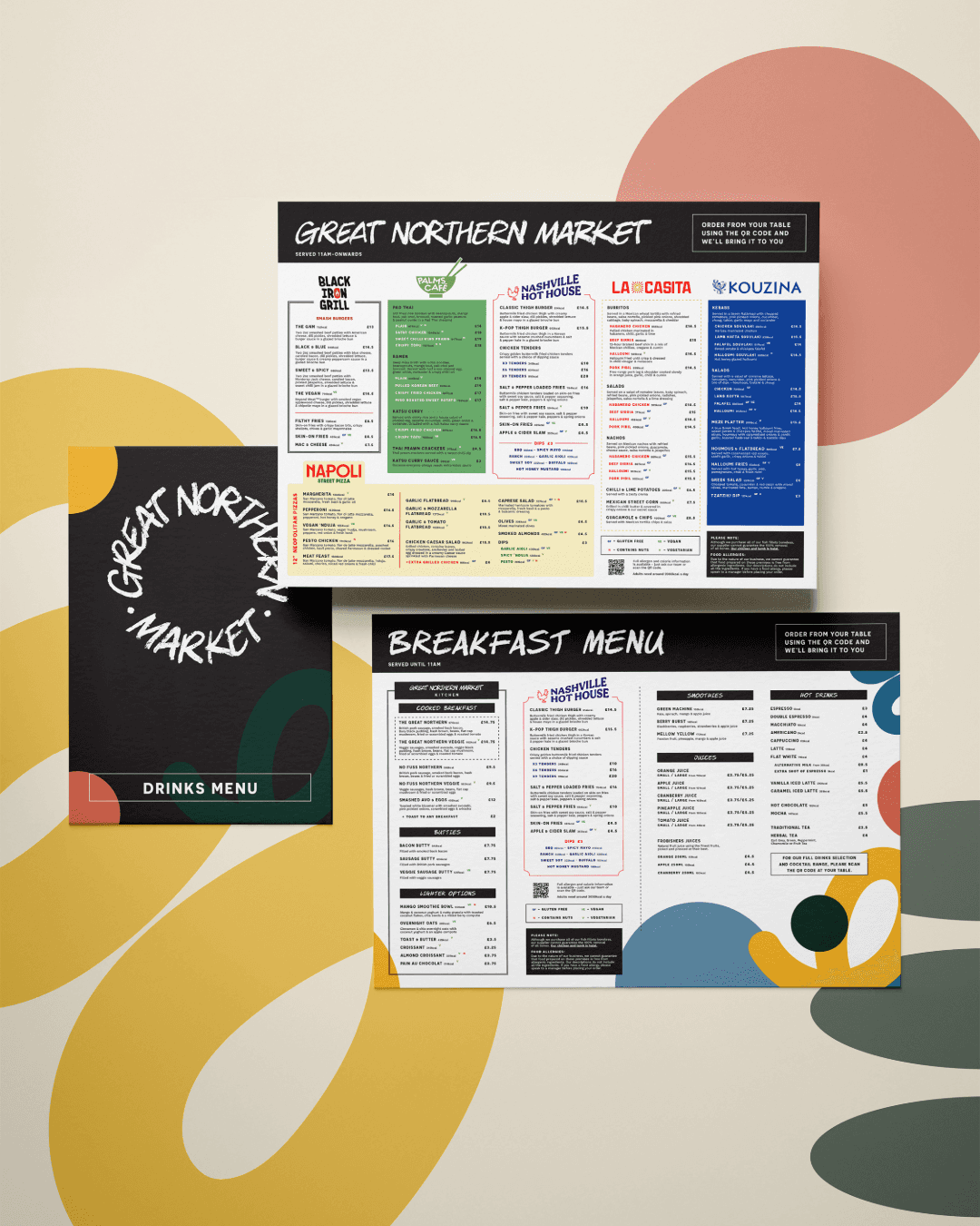 Great Northern Market interior design, architrecture and brand applications by S+Co