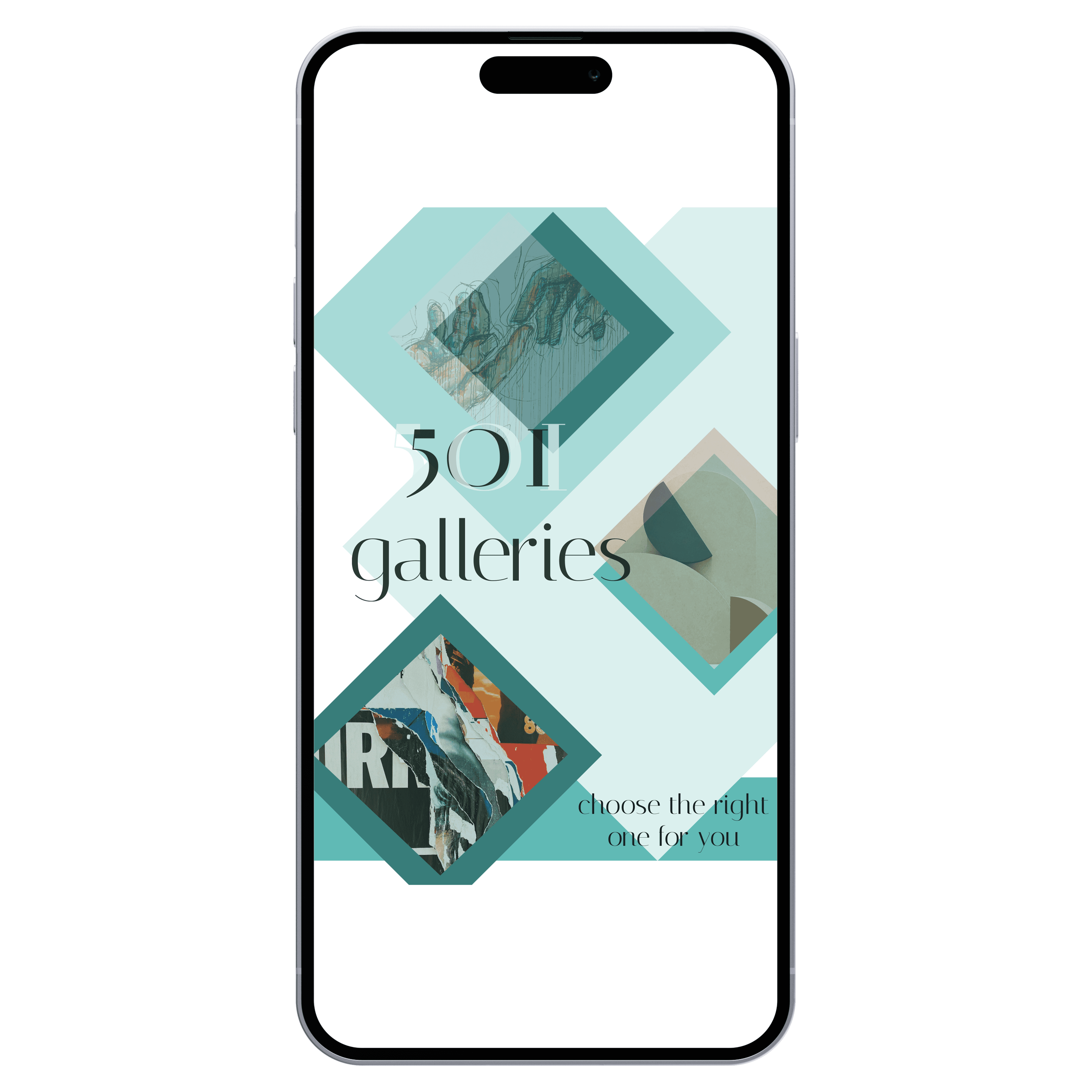 Обкладинка книги 501 Galleries — путівник для молодих художників і креативників