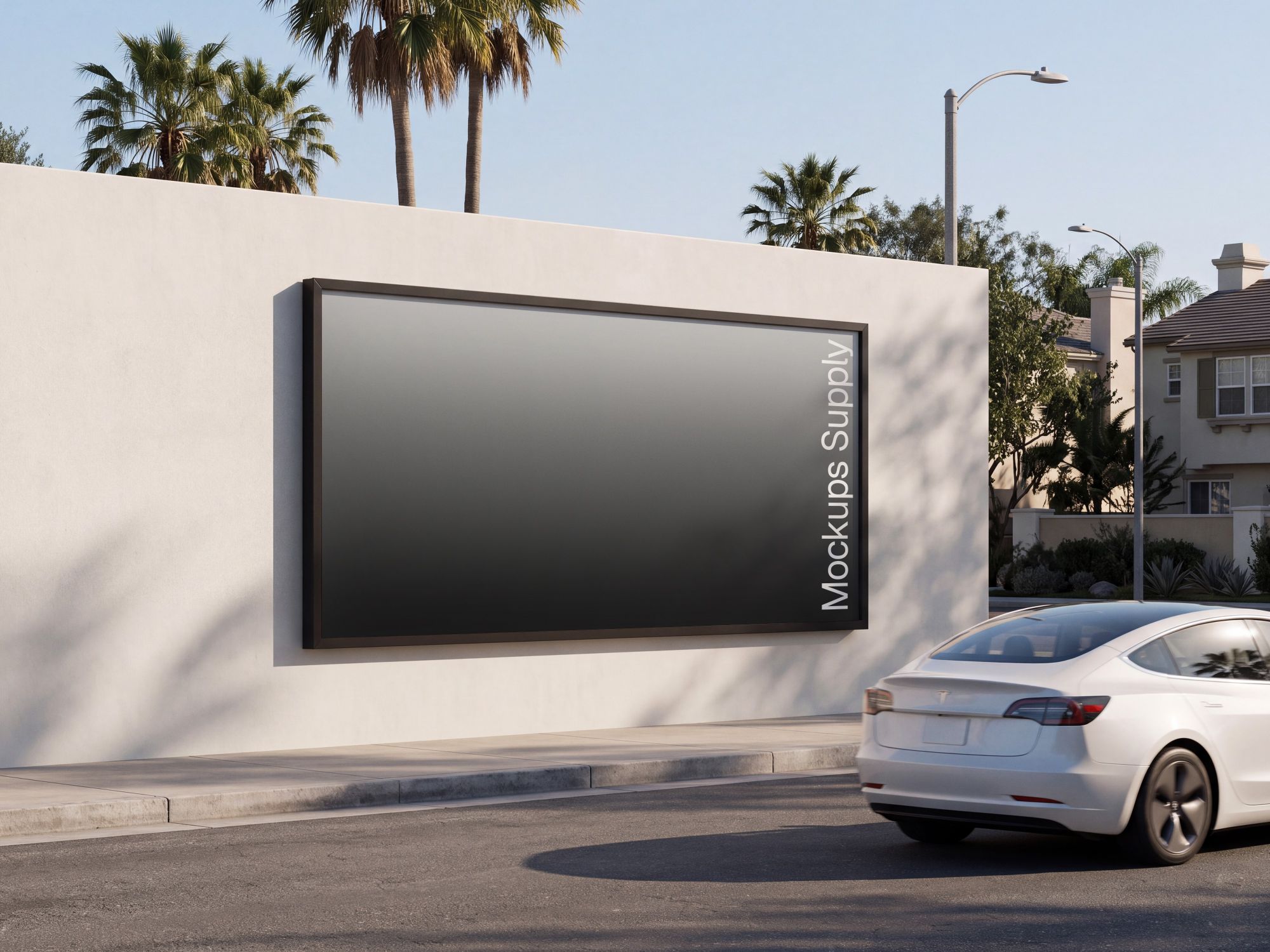 Billboard mockup for Photoshop