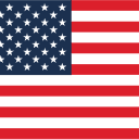 The flag of the United States of America.