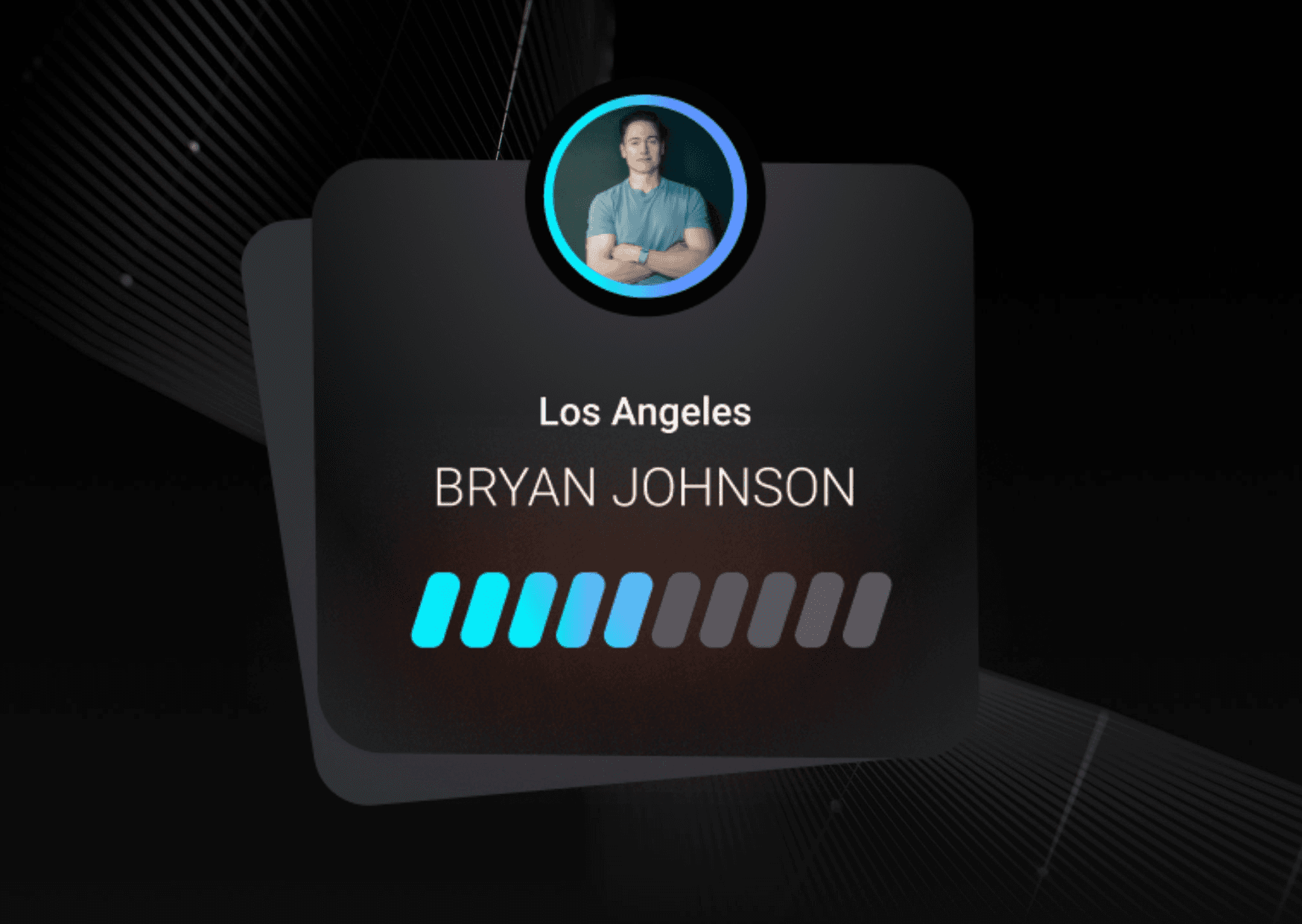 image of Bryan Johnson from the rejuvenation olympics website