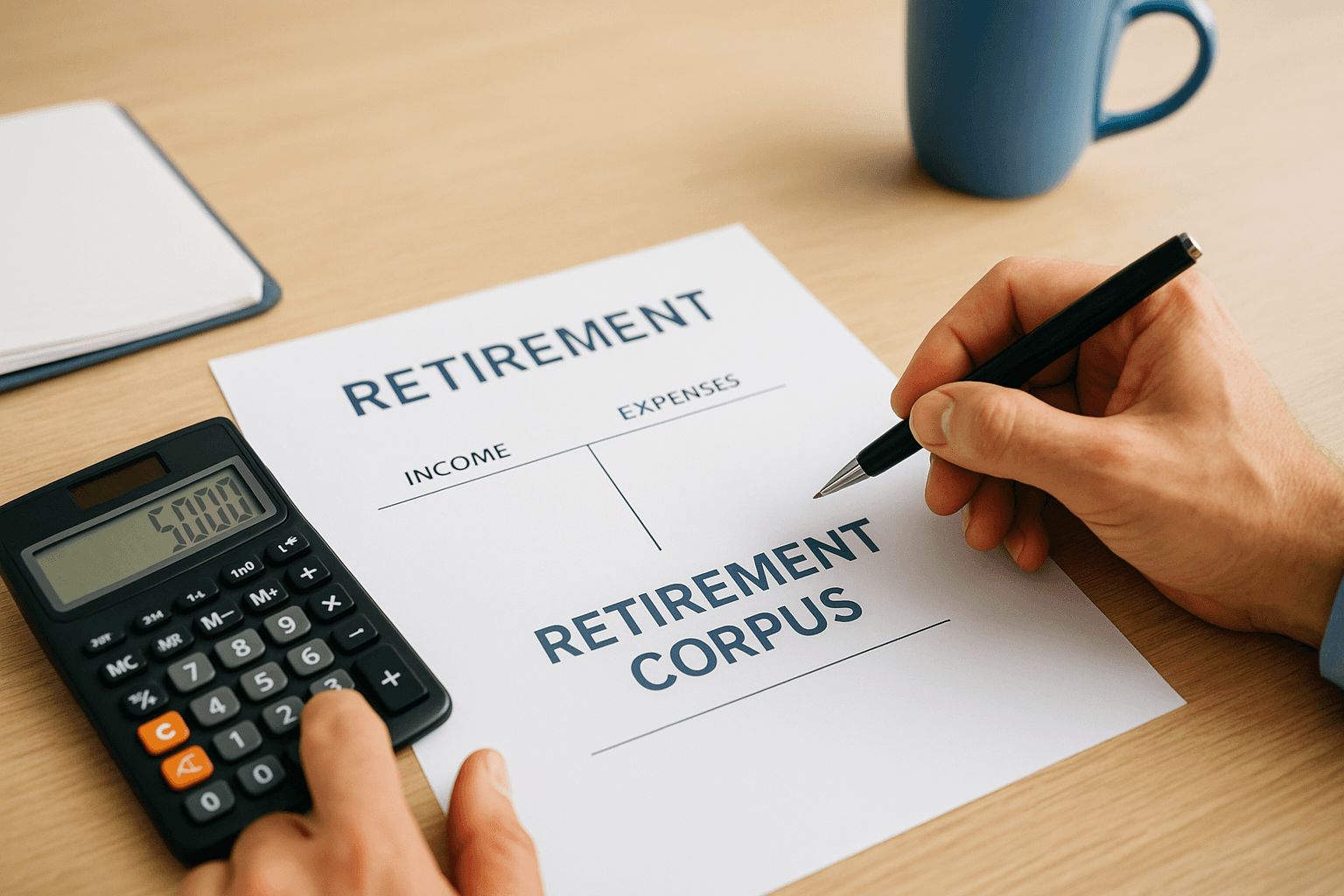 5. Calculate your retirement corpus