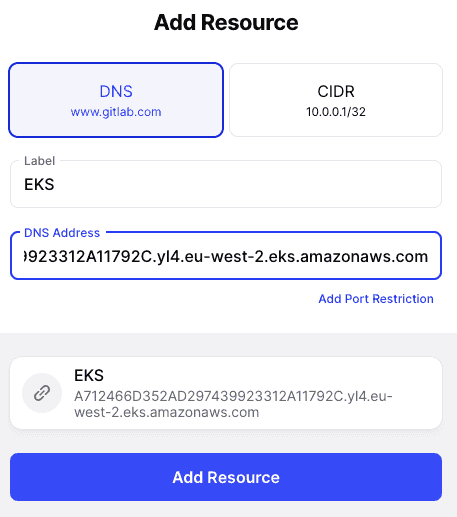 dns endpoint