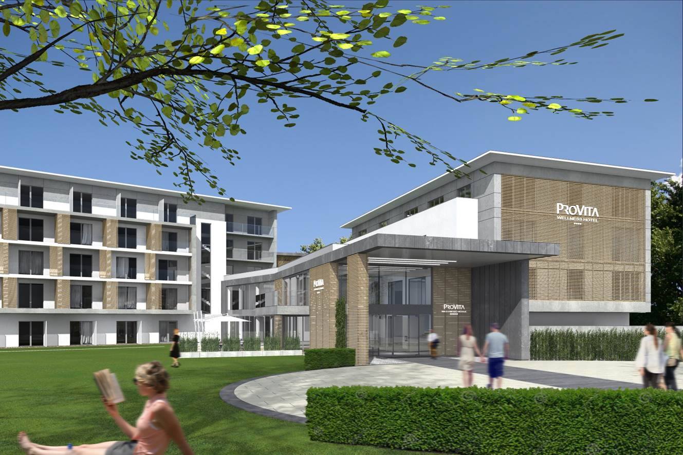 Wizualizacja budynku hotelowego