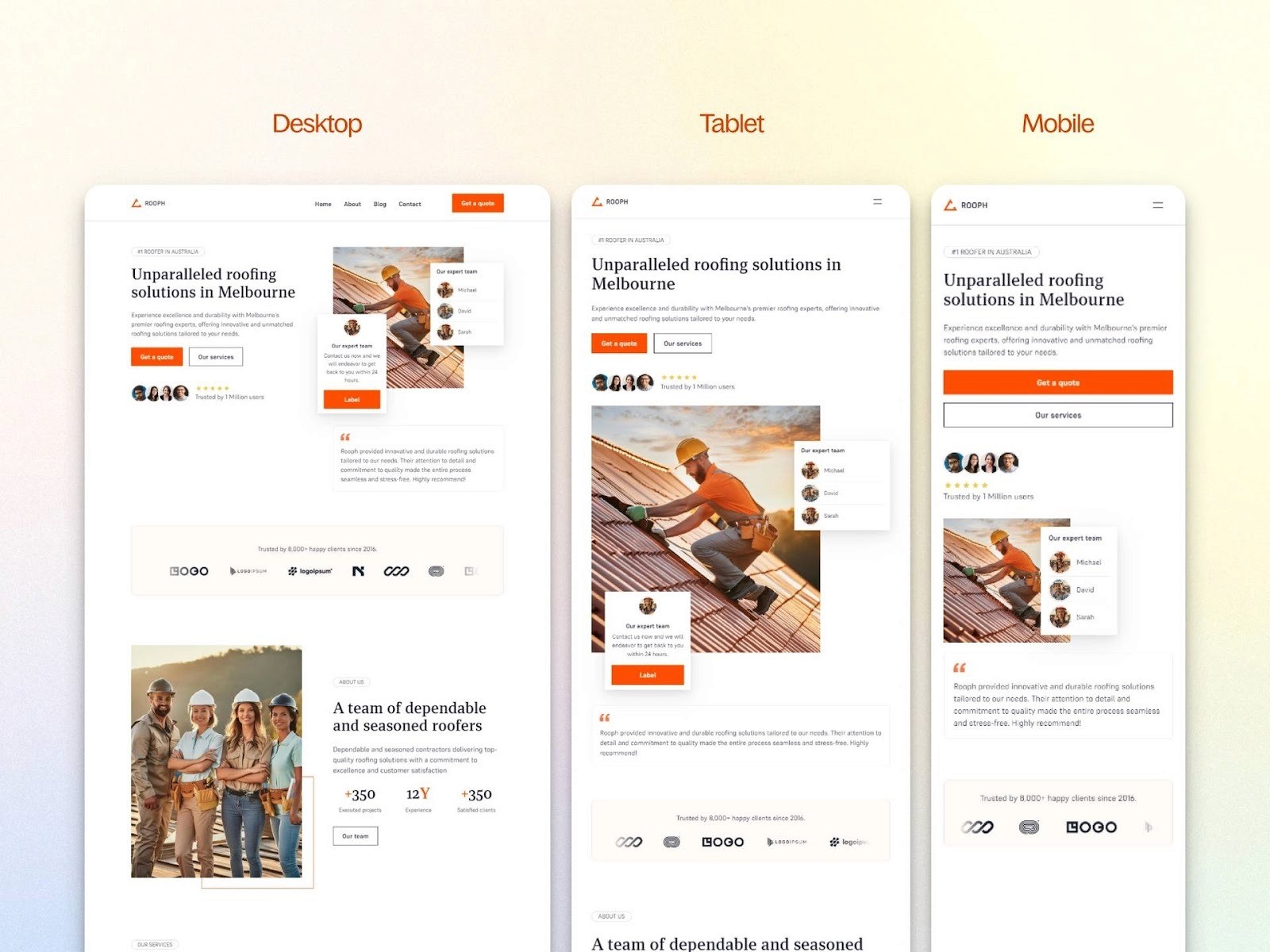 rooph framer template