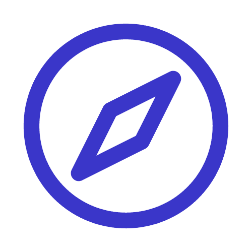 Abstract rendering of purple spheres