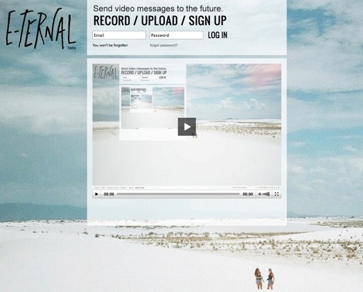e-ternal webpage screenshot