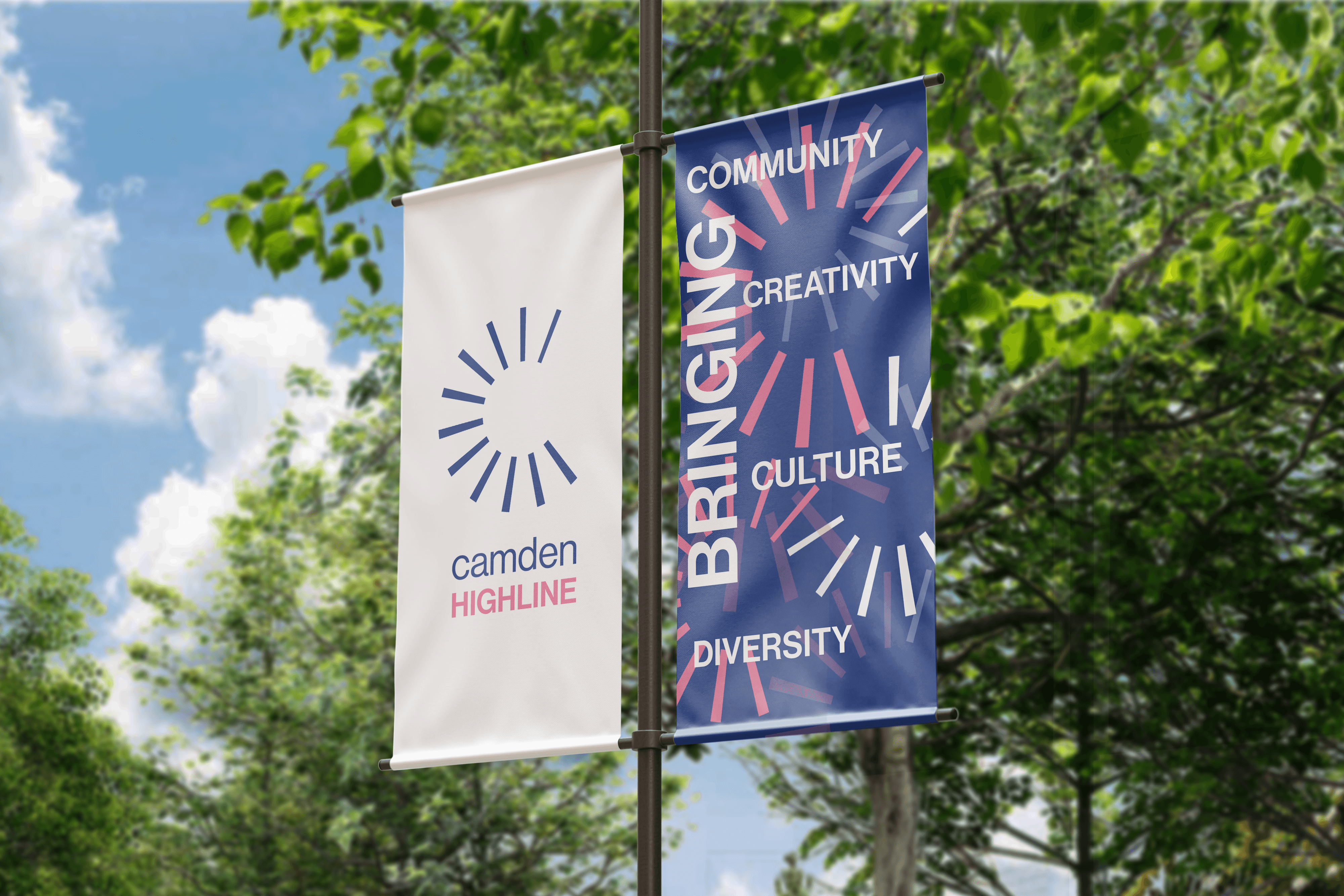 white oval shape with a black background