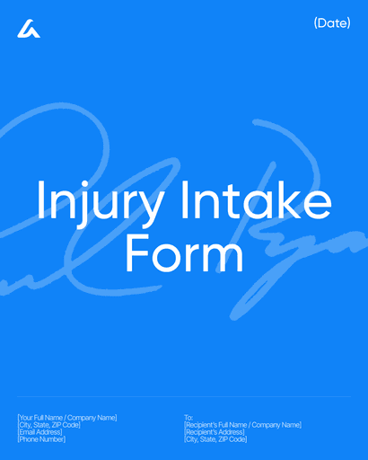 Injury Intake Form