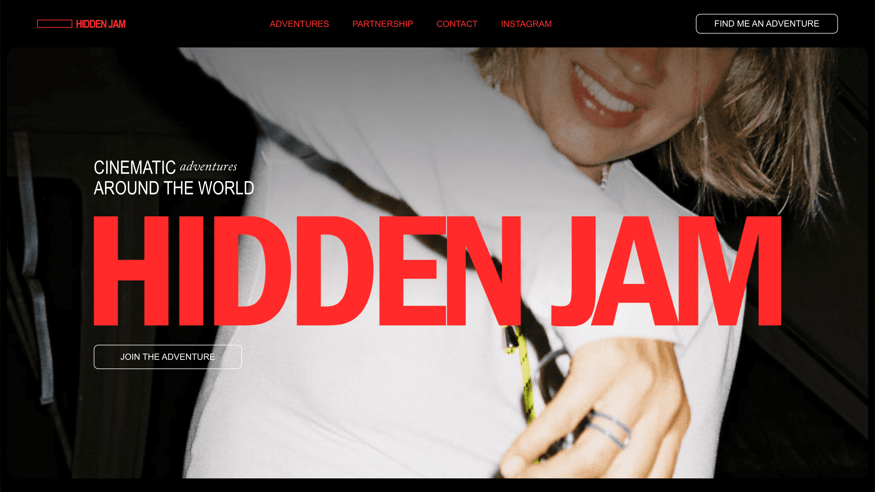 Hidden Jam website design and framer development