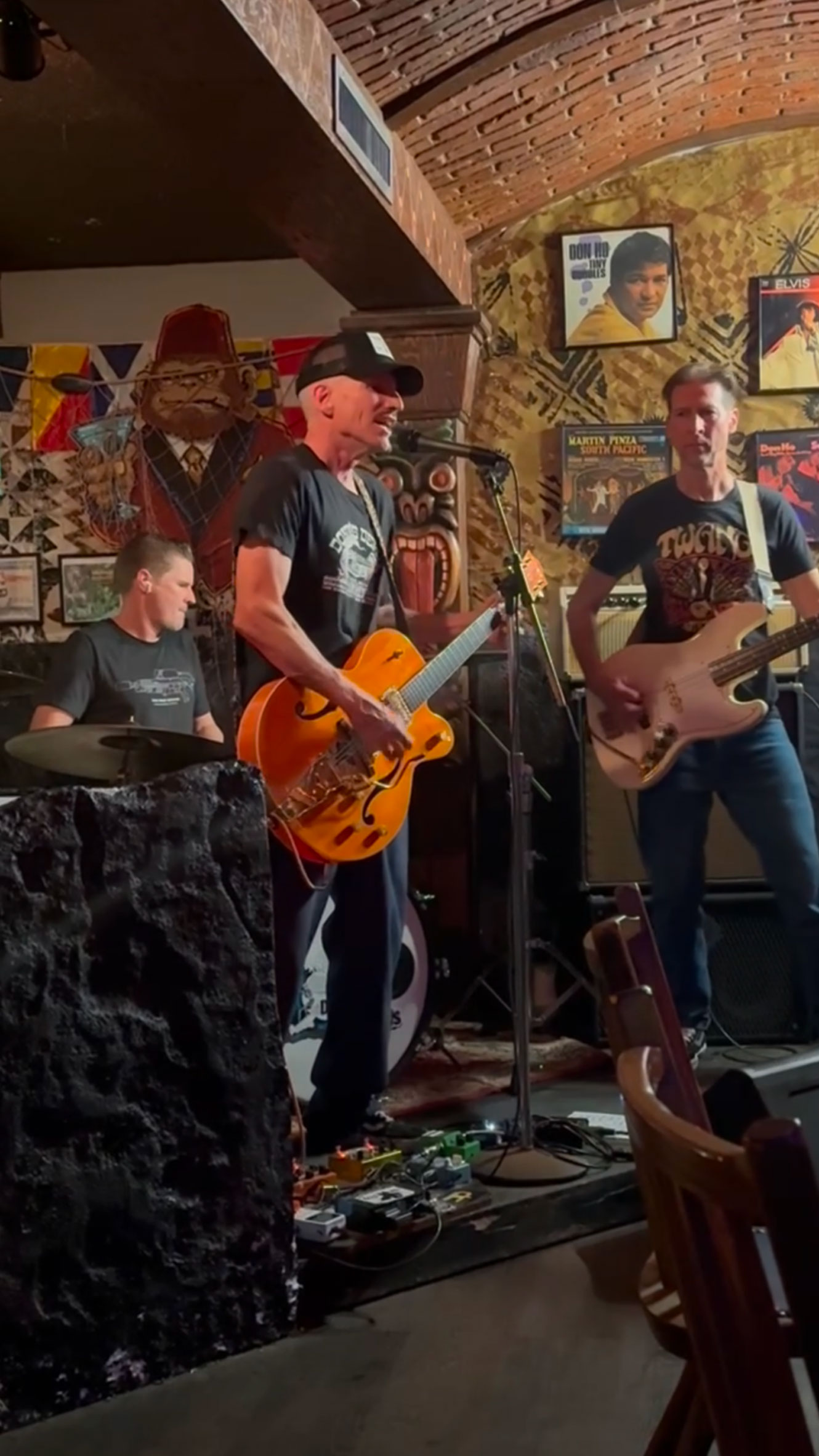 Messer Chups ripping it up at Moe's Alley in Santa Cruz.