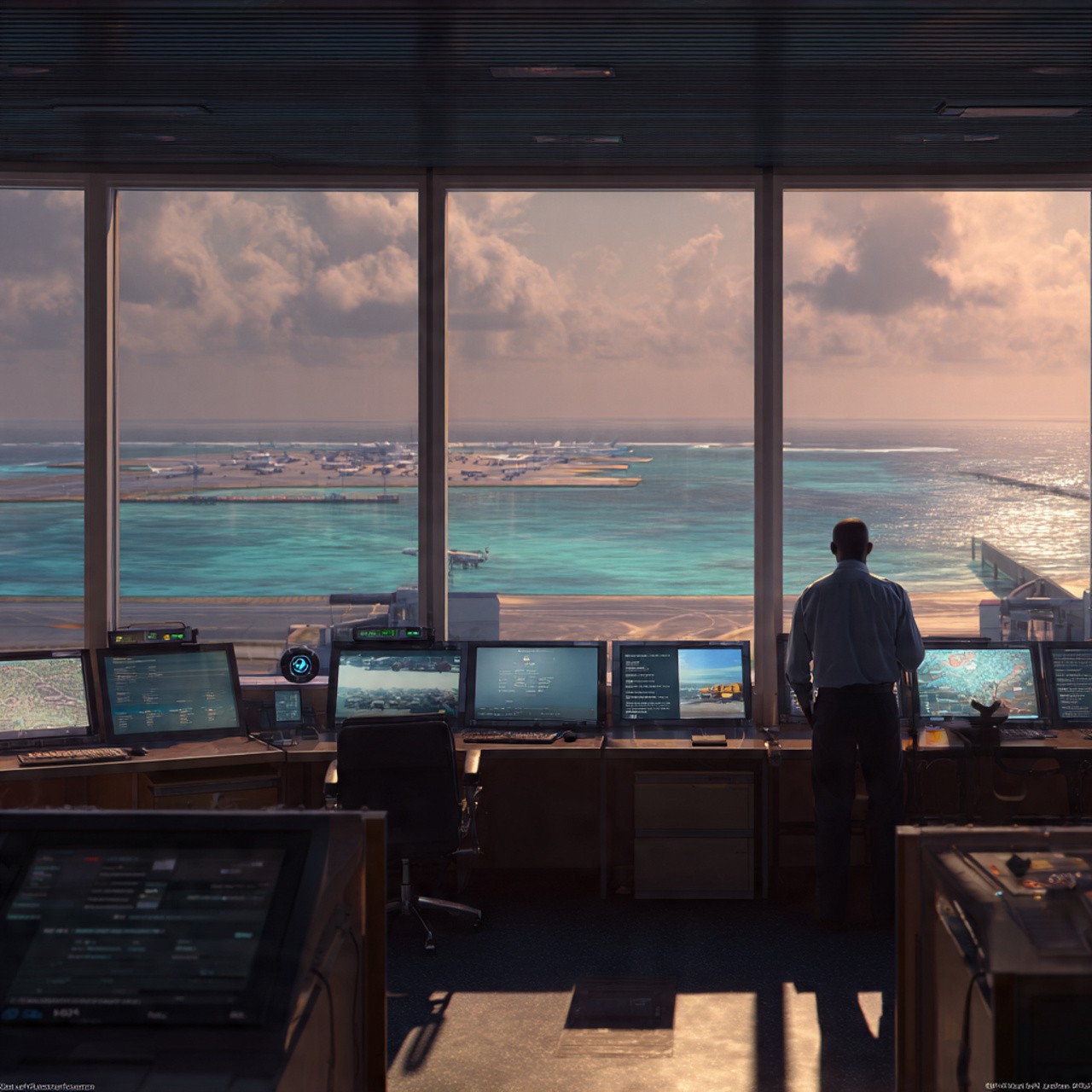 Airport staff using Tyros® mobile app for operations, incident reporting, SOS alerts, and real-time tracking