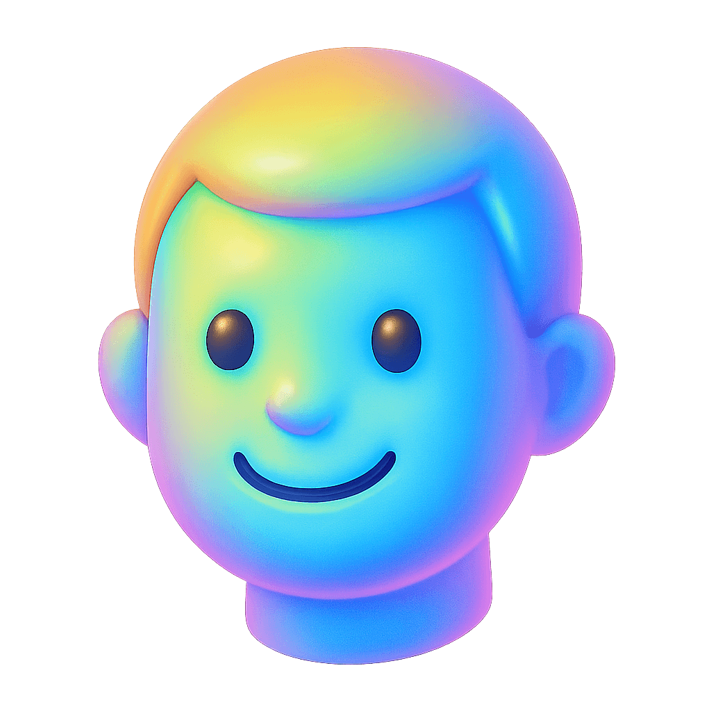 smiling user icon