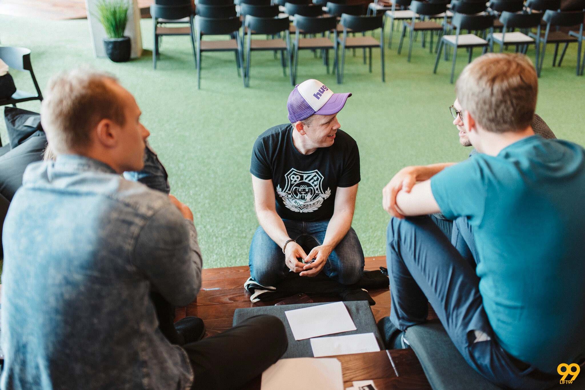  During the Founder 2 Founder meeting with Niklas Zennström, CEO and founding partner at Atomico (June 2019). 