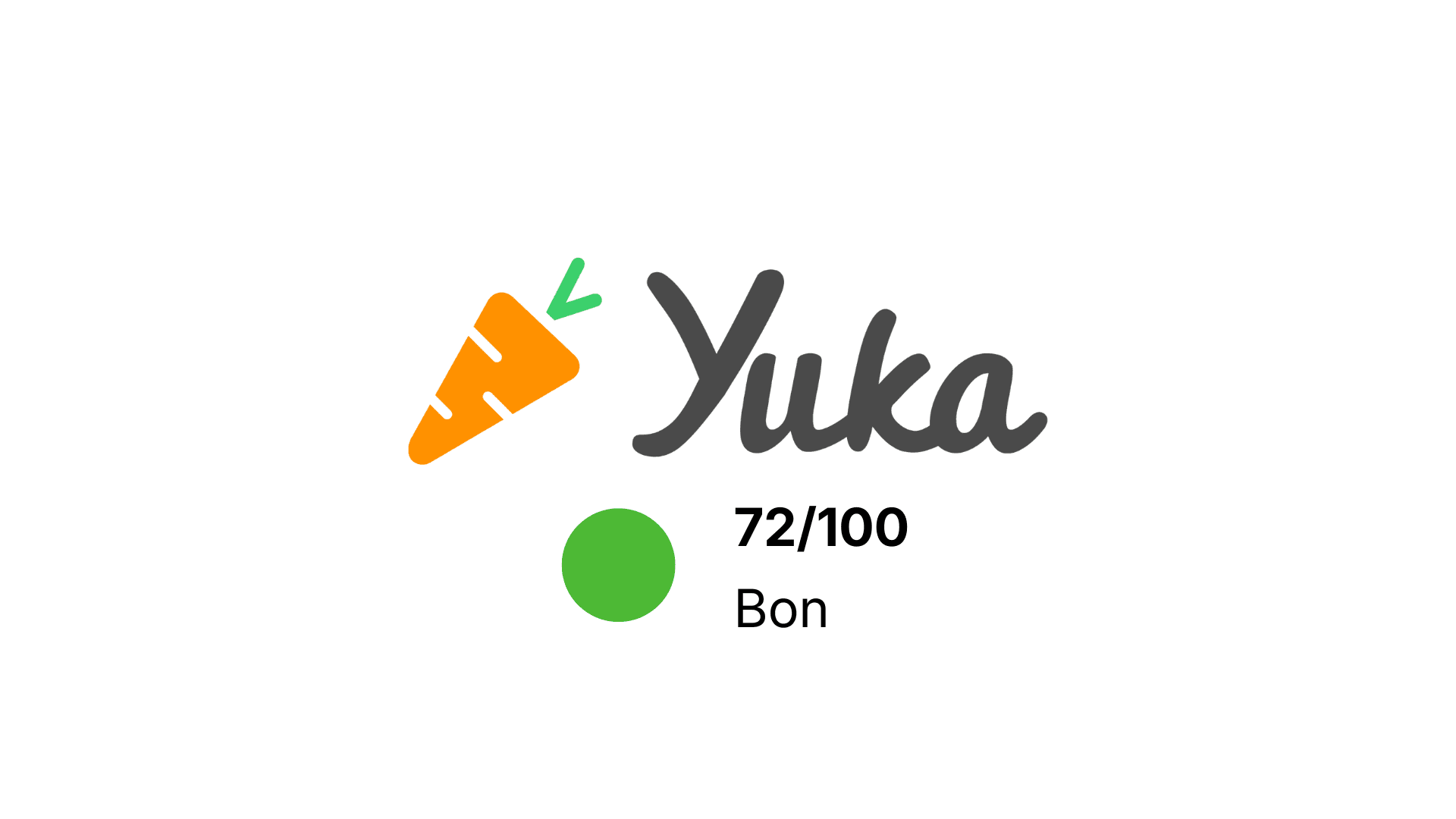 Score Yuka 72