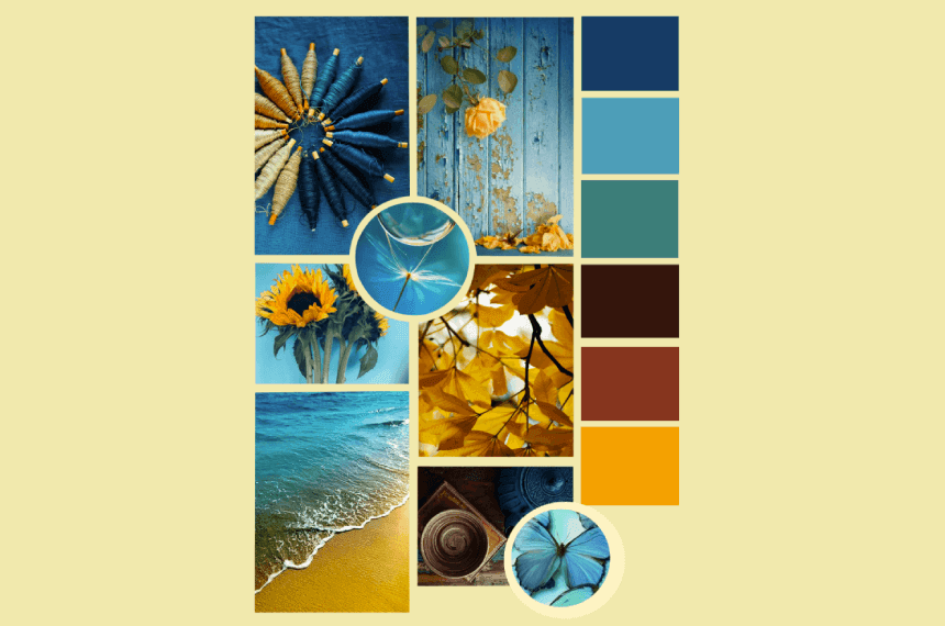 14. Autumn Vibe Color Palette Moodboard